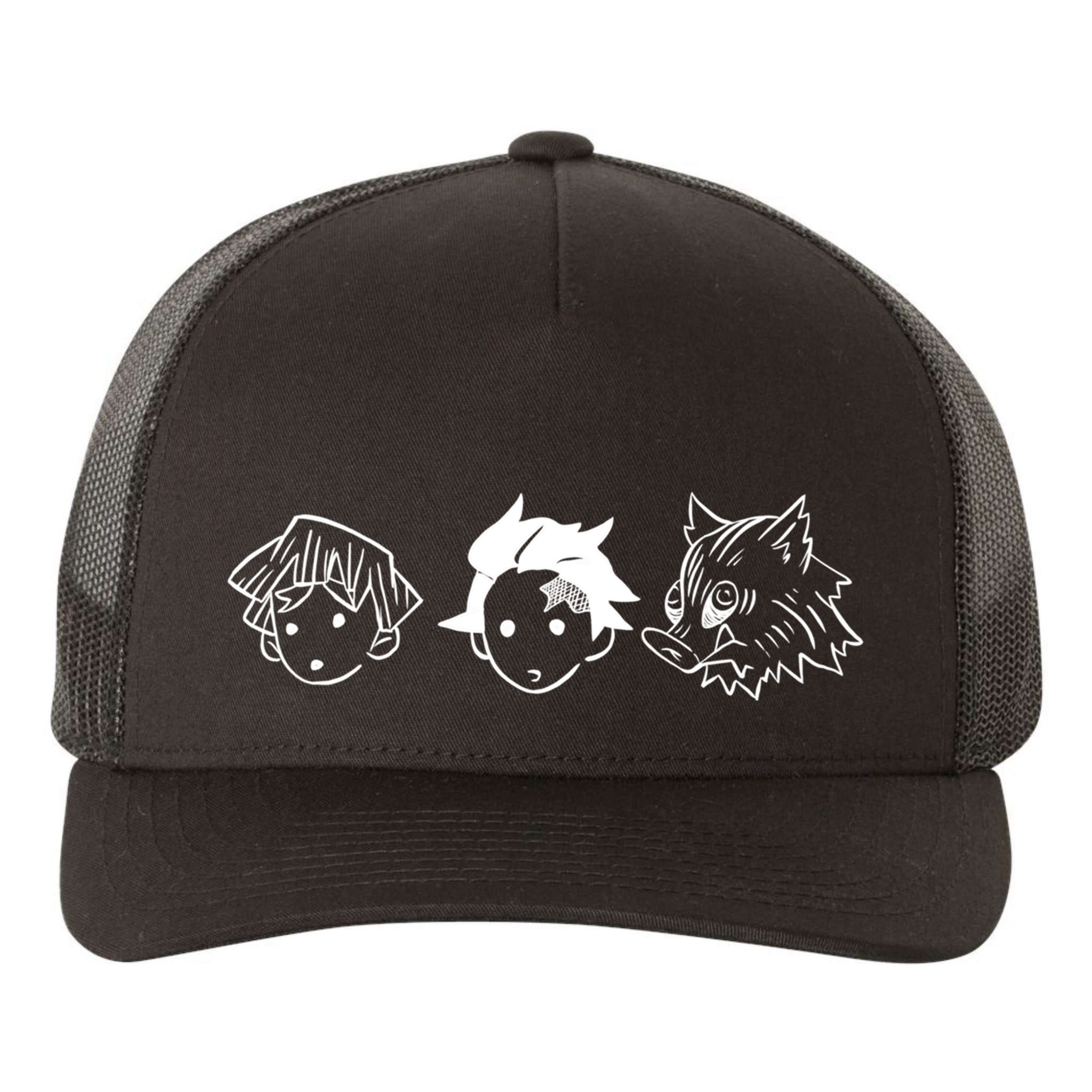 The Slayer Of Demons Trio Yupoong Adult 5-Panel Trucker Hat