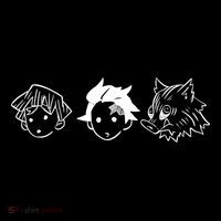 The Slayer Of Demons Trio Drawstring Bag