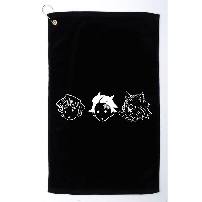 The Slayer Of Demons Trio Golf Towel
