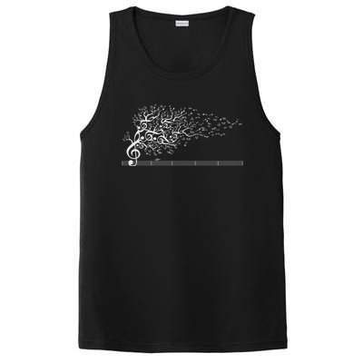 The Sound Of Nature In Motion White PosiCharge Competitor Tank