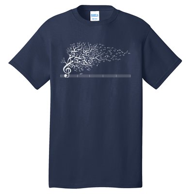 The Sound Of Nature In Motion White Tall T-Shirt