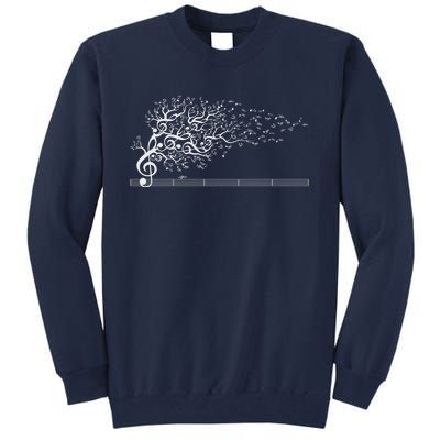 The Sound Of Nature In Motion White Tall Sweatshirt