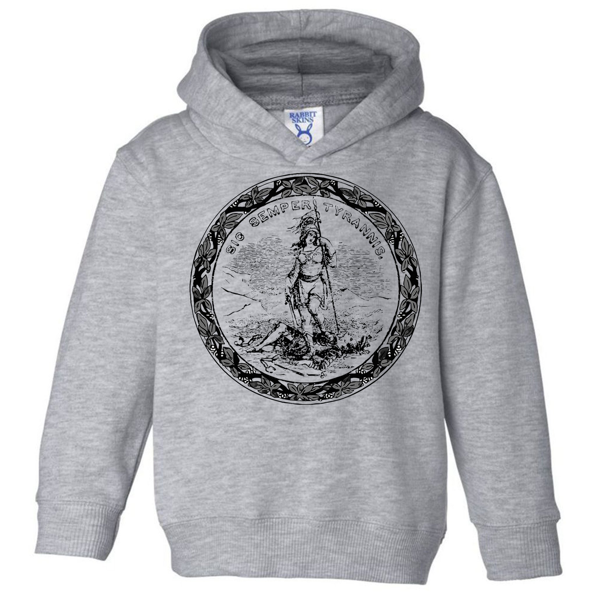 Trendy Seal Of Virginia Toddler Hoodie