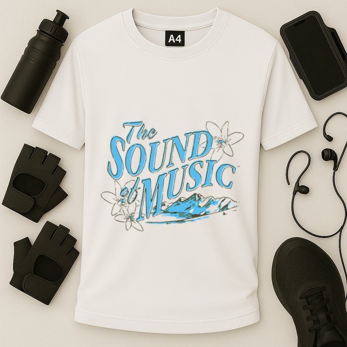 The Sound Of Music White Cooling Performance Crew T-Shirt