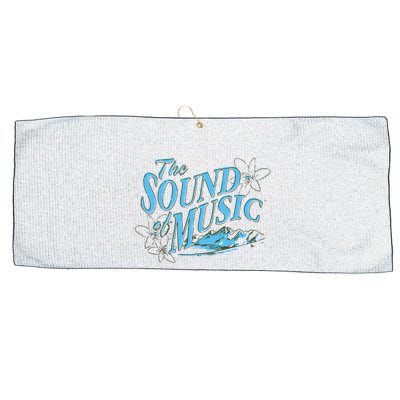 The Sound Of Music White Large Microfiber Waffle Golf Towel