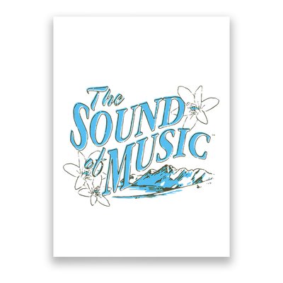 The Sound Of Music White Poster