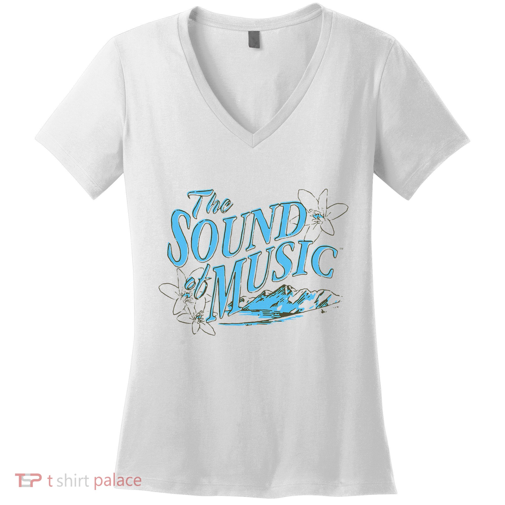 The Sound Of Music White Women's V-Neck T-Shirt