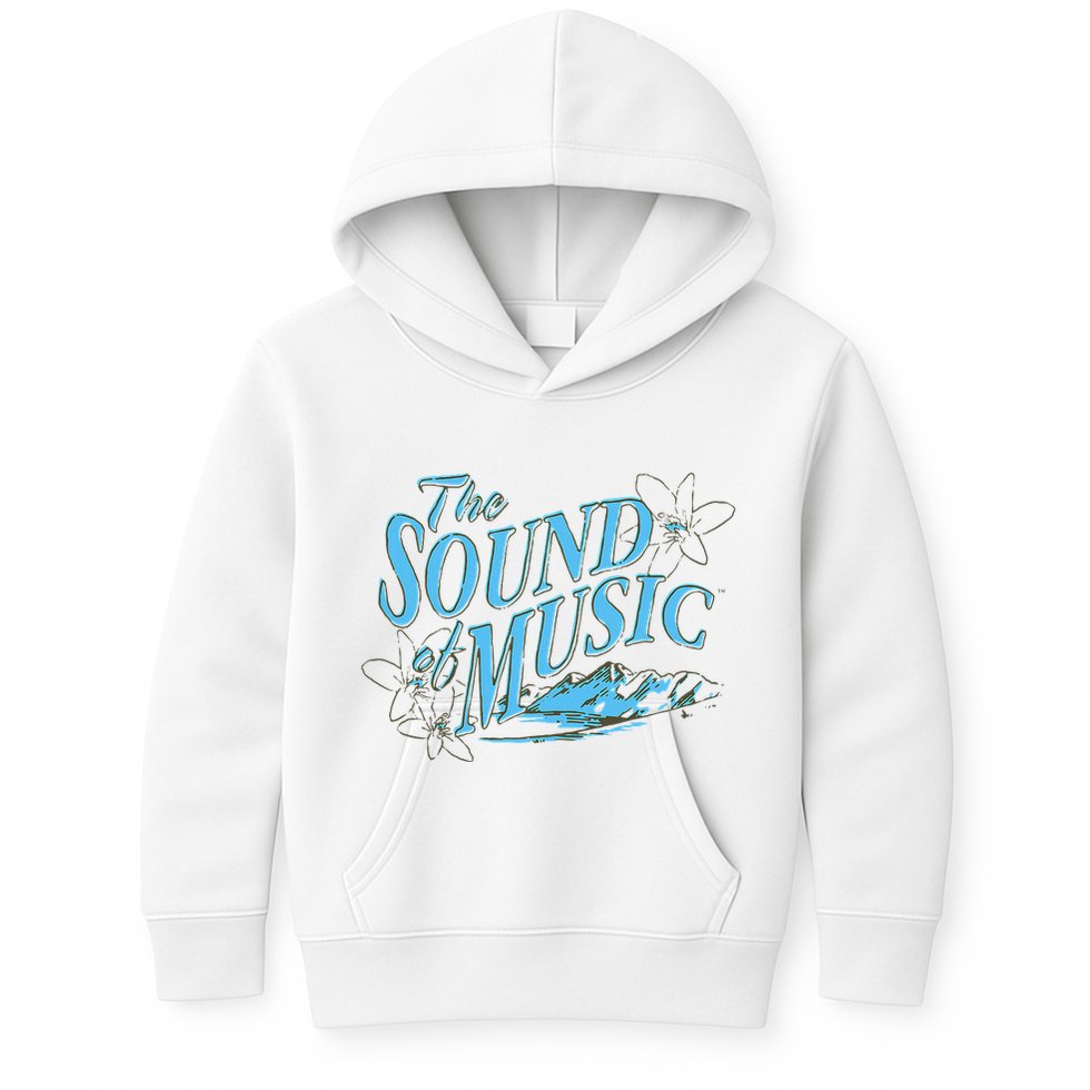 The Sound Of Music White Kids Hoodie