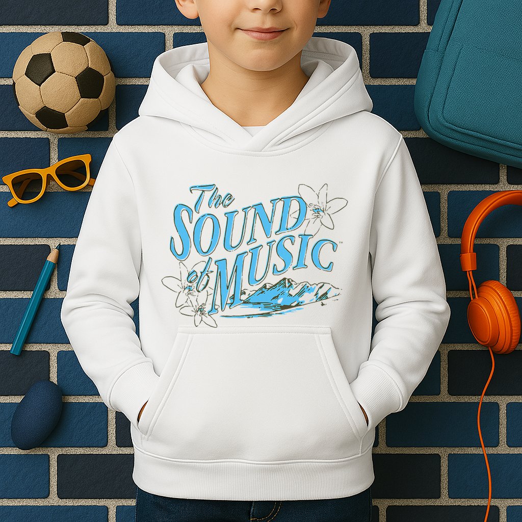 The Sound Of Music White Kids Hoodie