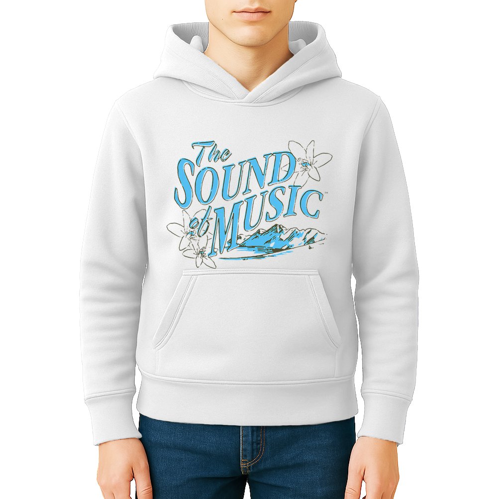 The Sound Of Music White Kids Hoodie