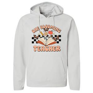 Teacher Spring One Blooming Teacher Flower Teacher's Day Performance Fleece Hoodie