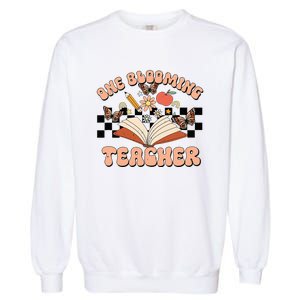 Teacher Spring One Blooming Teacher Flower Teacher's Day Garment-Dyed Sweatshirt