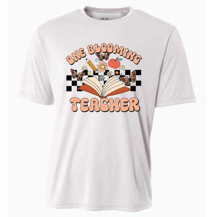 Teacher Spring One Blooming Teacher Flower Teacher's Day Cooling Performance Crew T-Shirt