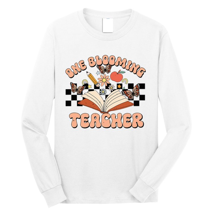 Teacher Spring One Blooming Teacher Flower Teacher's Day Long Sleeve Shirt