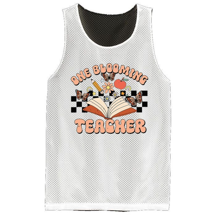 Teacher Spring One Blooming Teacher Flower Teacher's Day Mesh Reversible Basketball Jersey Tank