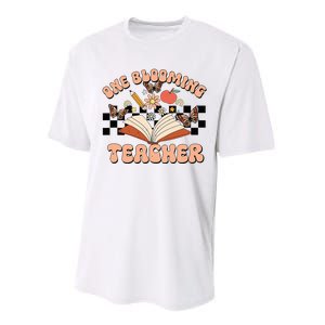 Teacher Spring One Blooming Teacher Flower Teacher's Day Performance Sprint T-Shirt