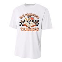 Teacher Spring One Blooming Teacher Flower Teacher's Day Performance Sprint T-Shirt