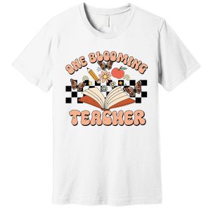 Teacher Spring One Blooming Teacher Flower Teacher's Day Premium T-Shirt