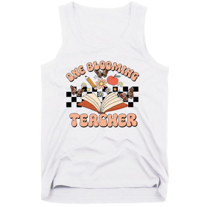 Teacher Spring One Blooming Teacher Flower Teacher's Day Tank Top