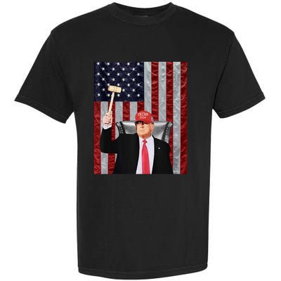 Trump Speaker Of The House Usa Flag Design 2024 President Garment-Dyed Heavyweight T-Shirt