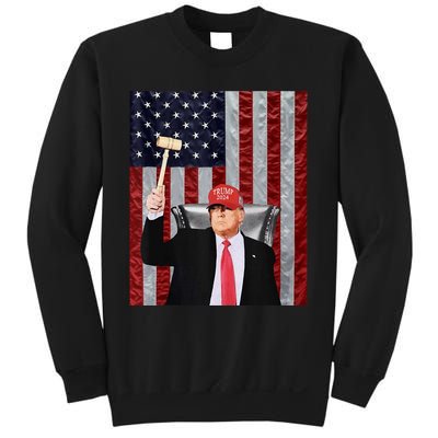 Trump Speaker Of The House Usa Flag Design 2024 President Sweatshirt