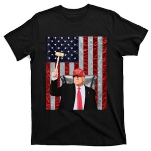 Trump Speaker Of The House Usa Flag Design 2024 President T-Shirt