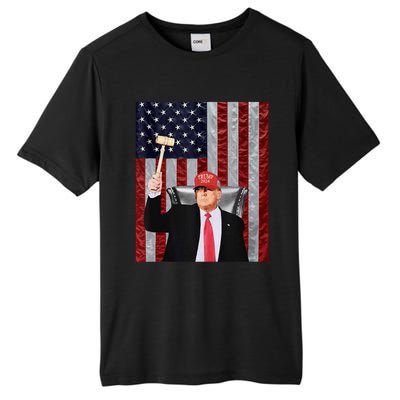 Trump Speaker Of The House Usa Flag Design 2024 President Tall Fusion ChromaSoft Performance T-Shirt