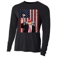 Trump Speaker Of The House Usa Flag Design 2024 President Cooling Performance Long Sleeve Crew