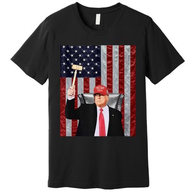 Trump Speaker Of The House Usa Flag Design 2024 President Premium T-Shirt