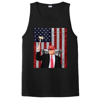 Trump Speaker Of The House Usa Flag Design 2024 President PosiCharge Competitor Tank