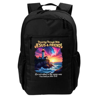 Train Ship Ocean Through With Jesus Trip 2025 VBS Railway Daily Commute Backpack