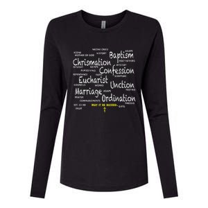 Two Sided Orthodox Life Reflection Womens Cotton Relaxed Long Sleeve T-Shirt