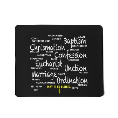 Two Sided Orthodox Life Reflection Mousepad