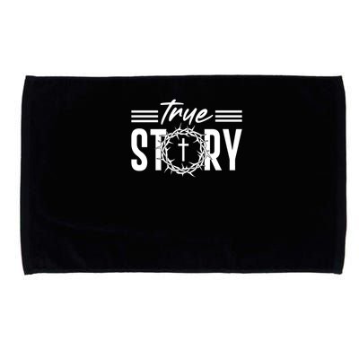 True Story of crucifixion and resurrection of Jesus Celebrating Easter Microfiber Hand Towel