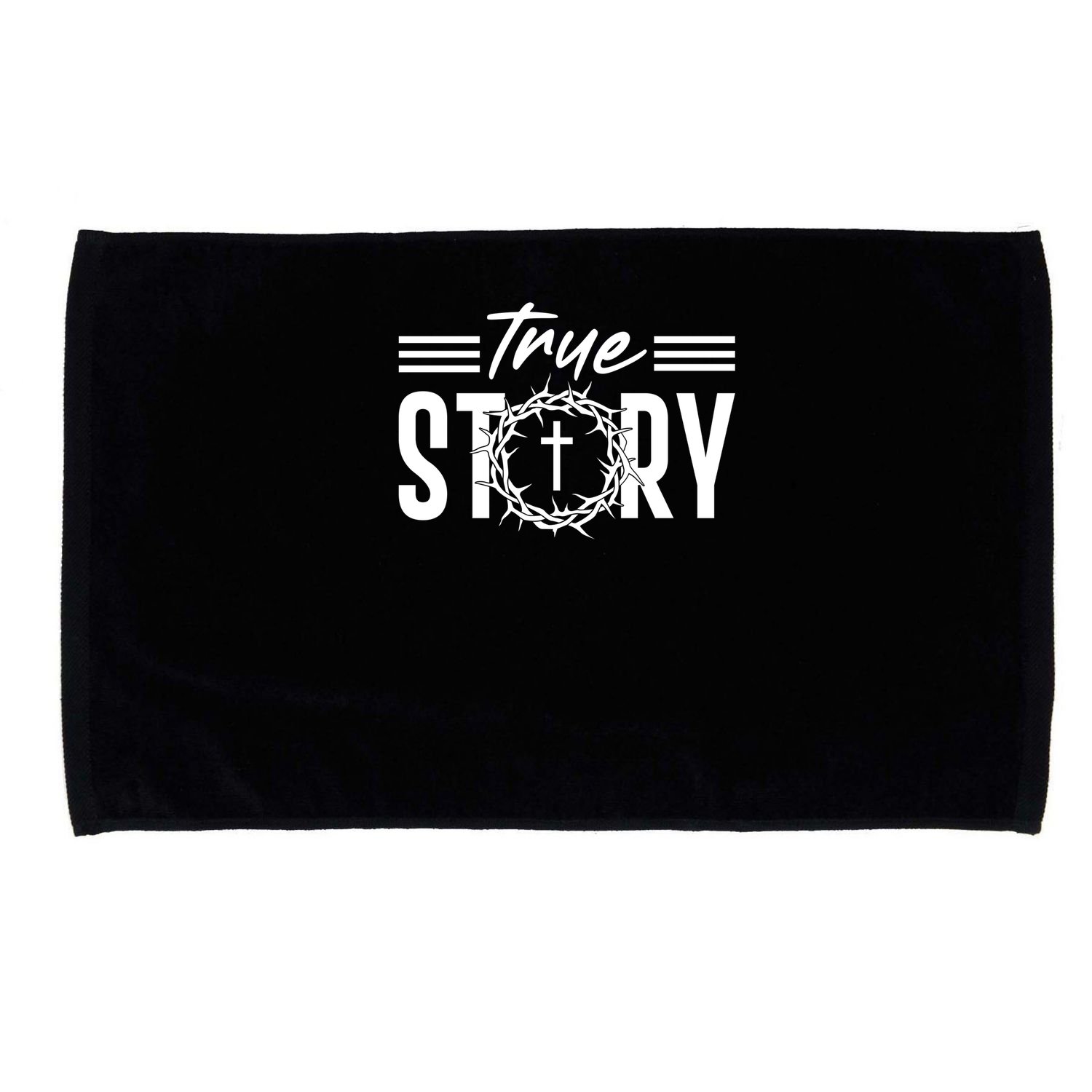 True Story of crucifixion and resurrection of Jesus Celebrating Easter Microfiber Hand Towel