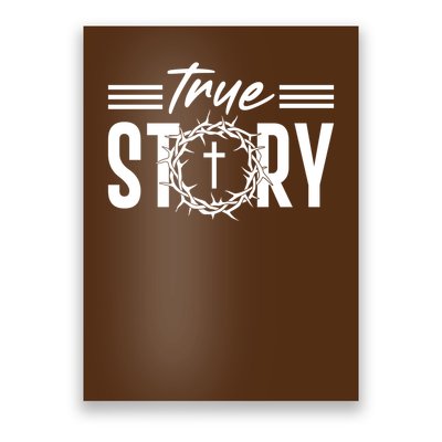 True Story of crucifixion and resurrection of Jesus Celebrating Easter Poster