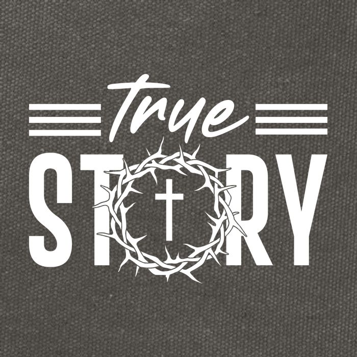 True Story of crucifixion and resurrection of Jesus Celebrating Easter Cotton Canvas Backpack