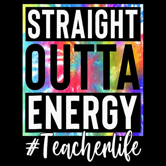 Teacher Straight Outta Energy Teacher Life Toddler T-Shirt