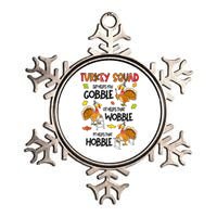 Thanksgiving SLP OT PT Turkey Squad Thankful SLP OT PT  Metallic Star Ornament