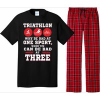 Three Sports One Race The Challenge Of A TriathleteS Life Pajama Set