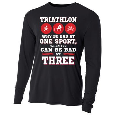 Three Sports One Race The Challenge Of A TriathleteS Life Cooling Performance Long Sleeve Crew