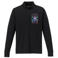 Turtle Sea Ocean Cute Just A Girl Who Loves Turtles Performance Long Sleeve Polo