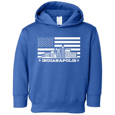 The Skyline Of Indianapolis Gift Toddler Hoodie