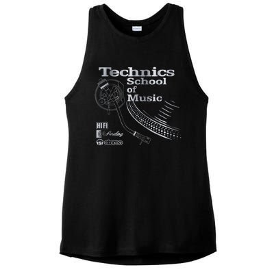 Technics School Of Music Ladies PosiCharge Tri-Blend Wicking Tank