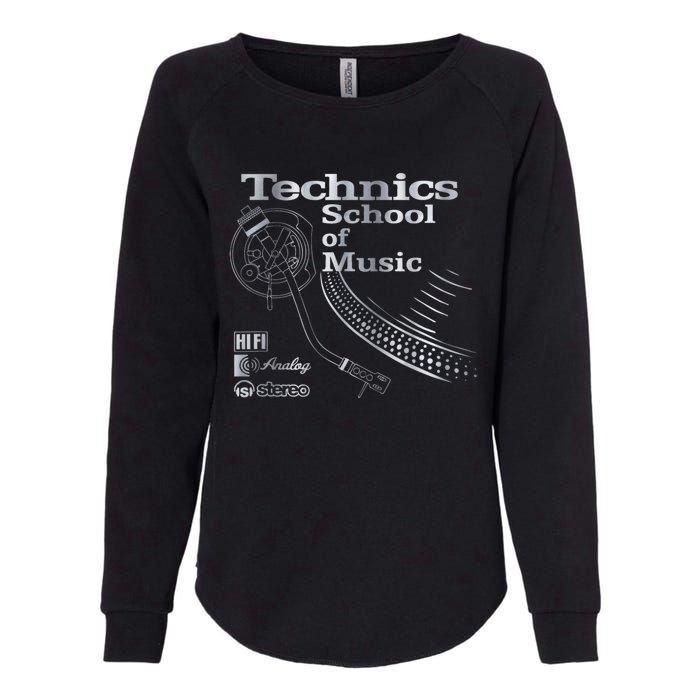 Technics School Of Music Womens California Wash Sweatshirt