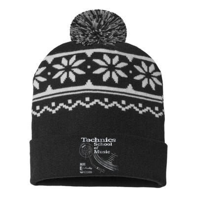 Technics School Of Music USA-Made Snowflake Beanie