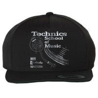 Technics School Of Music Wool Snapback Cap