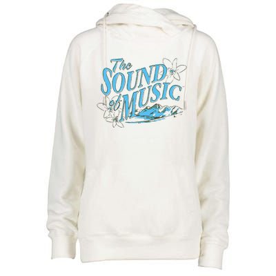 The Sound Of Music White Womens Funnel Neck Pullover Hood