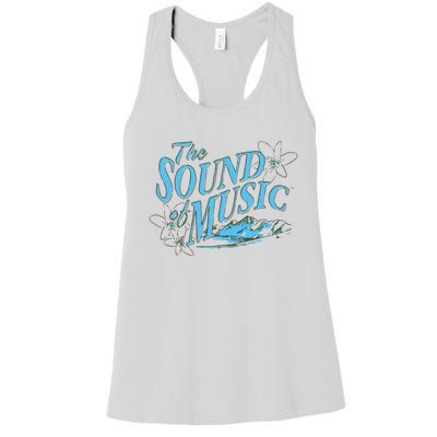 The Sound Of Music White Women's Racerback Tank