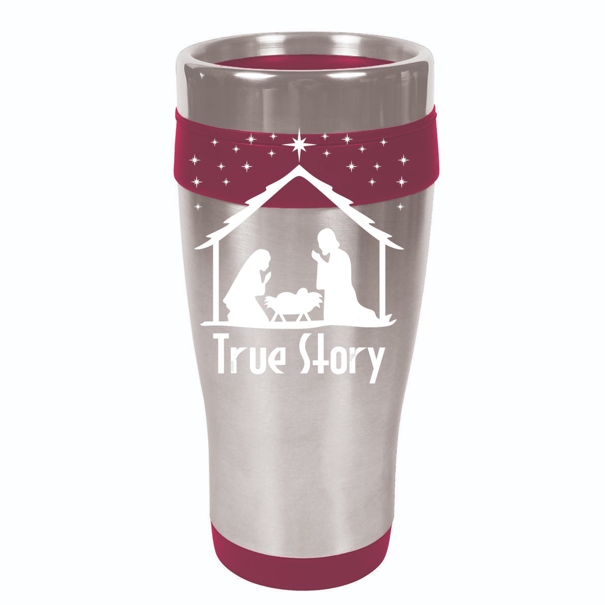 True Story Of Jesus Birth Nativity Christmas Religious V-Neck T-Shirt